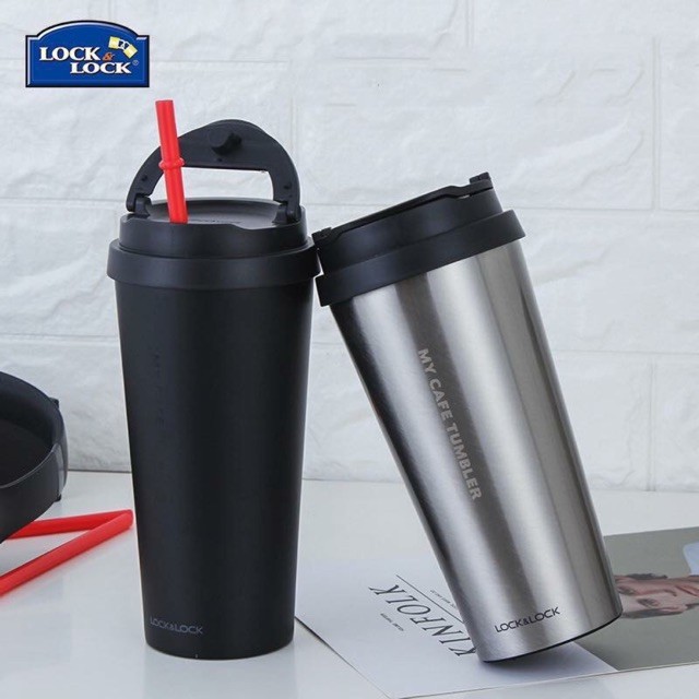 Bình giữ nhiệt bằng thép không gỉ Lock&Lock Clip Tumbler 540ml - LHC4151SLV/LHC4151BLK/LHC4151GOD - Màu bạc/Đen/Vàng