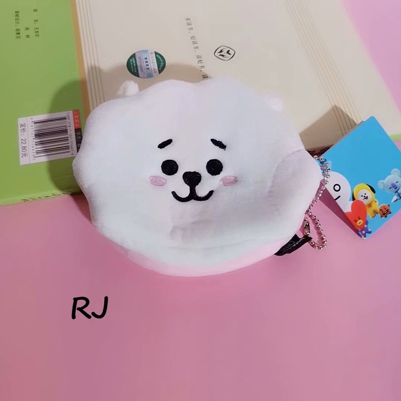 Túi Đựng Tiền Xu Hình Bt21 Dễ Thương