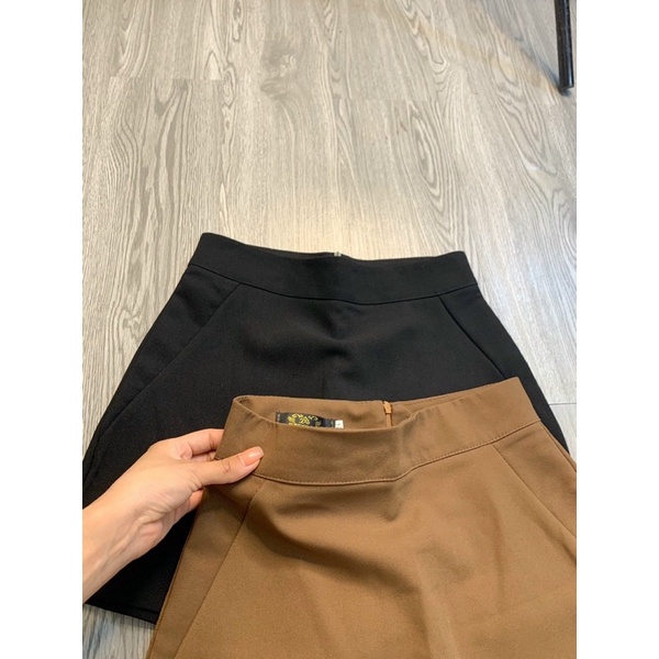 Chân váy chữ A MIA có lót trơn dáng basic