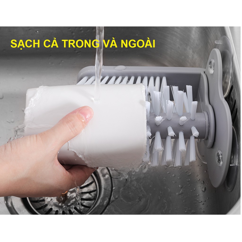 Dụng cụ cọ rửa ly cốc 2 mặt siêu tiện lợi