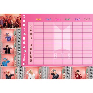 Thời khóa biểu BTS BT21 BlackPink