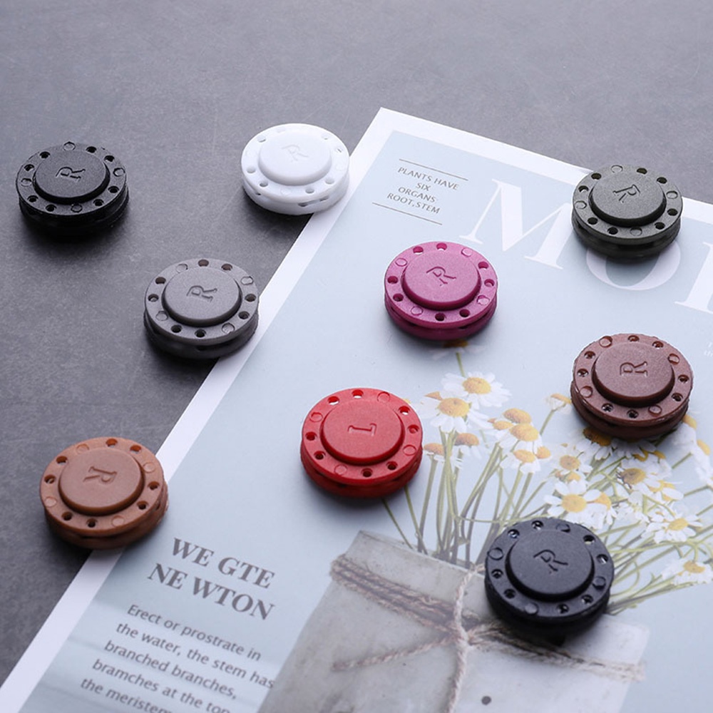 Nút Nam Châm Tròn Nhiều Màu Sắc Dùng Trang Trí Quần Áo DIY