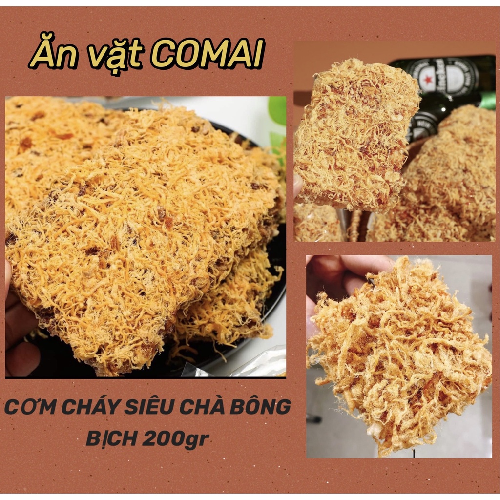 Cơm Cháy Siêu Chà Bông, Túi Zip 200gr
