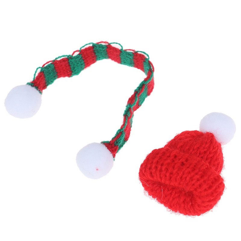Set Mũ Giáng Sinh Kèm Khăn Choàng Cổ Tỉ Lệ 1 / 6 Độc Đáo Sống Động