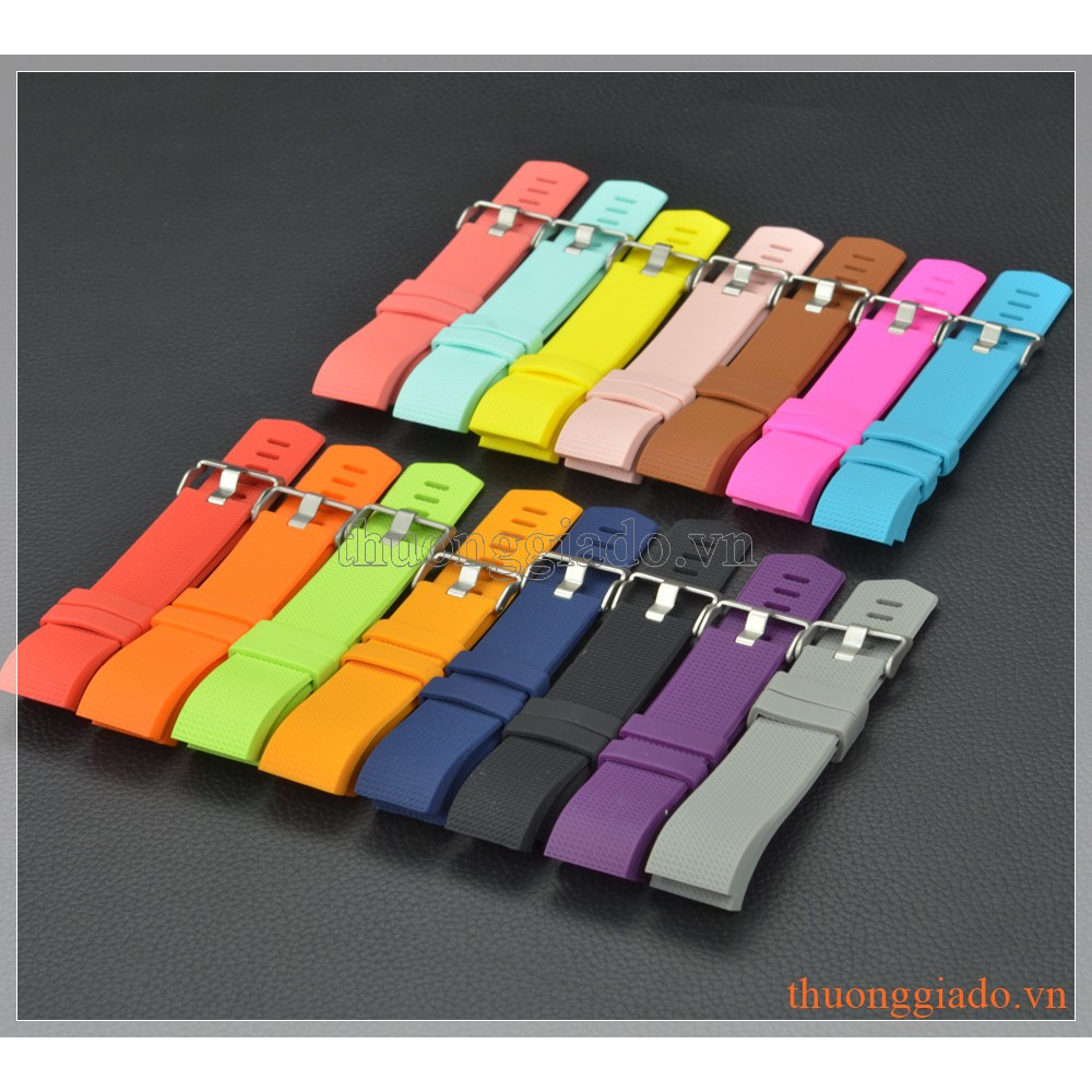 Dây đồng hồ Fitbit Charge 2 (chất liệu cao su, nhiều màu sắc)