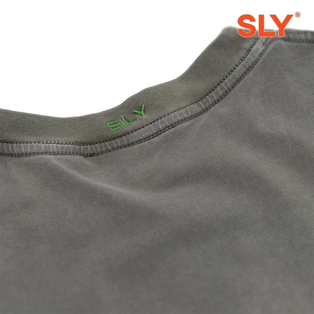 [Mã INCU50 giảm 50K đơn 250K] Áo thun Wash SLY Gothic màu Xám đậm | BigBuy360 - bigbuy360.vn