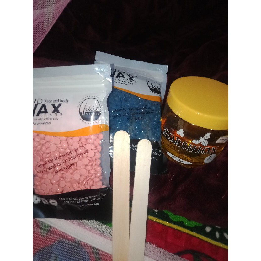 (MM2)Sáp wax lông nóng hạt đậu 100g tặng kèm que wax | BigBuy360 - bigbuy360.vn