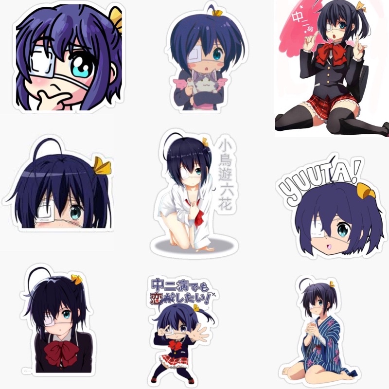 hình dán anime chuunibyou 31-62 cái khác nhau/Sticker chuunibyou