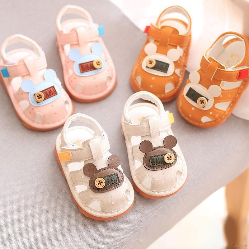 Giày xăng đan đế mềm chống trượt thời trang mùa hè thoáng khí cho bé trai và bé gái