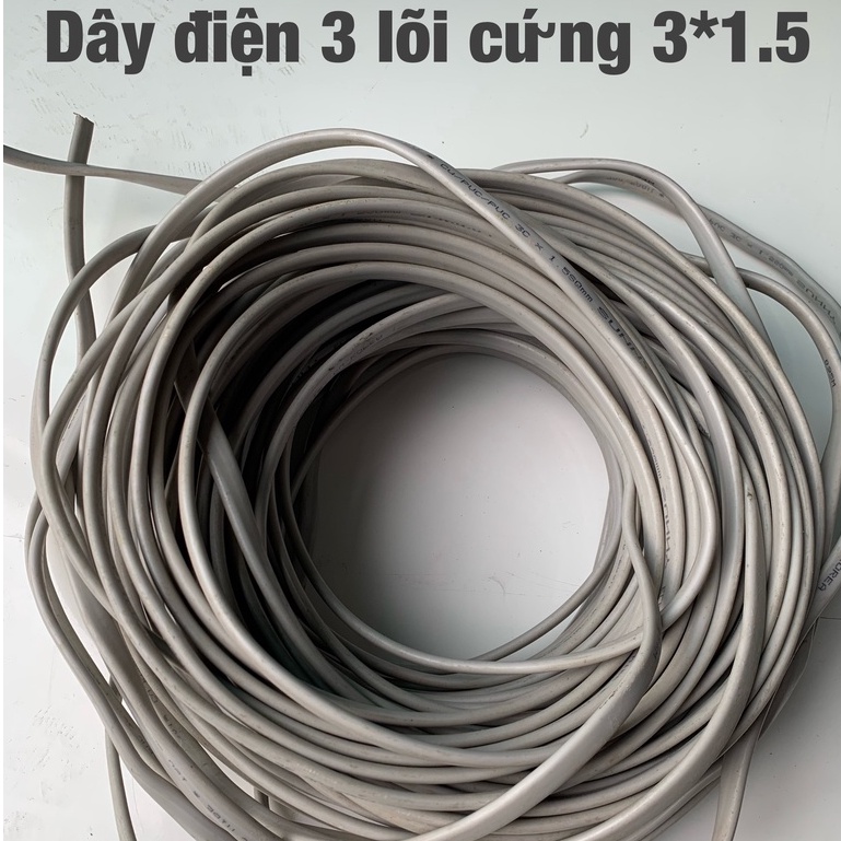 | THANH LÝ| Dây điện Trần Phú chính hãng lõi đồng - Dây điện 3 lõi cứng - Tùy chọn phân loại  - HÀNG TỐT