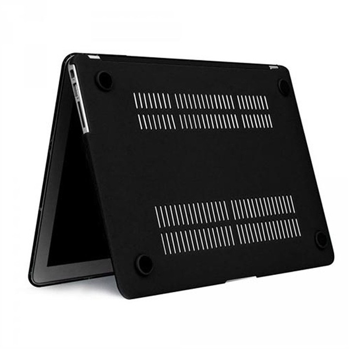 Case,Ốp Macbook Màu Đen Kèm Phủ Phím (Tặng Kèm Bộ Nút Chống Bụi & Bộ Chống Gãy Sạc) | BigBuy360 - bigbuy360.vn