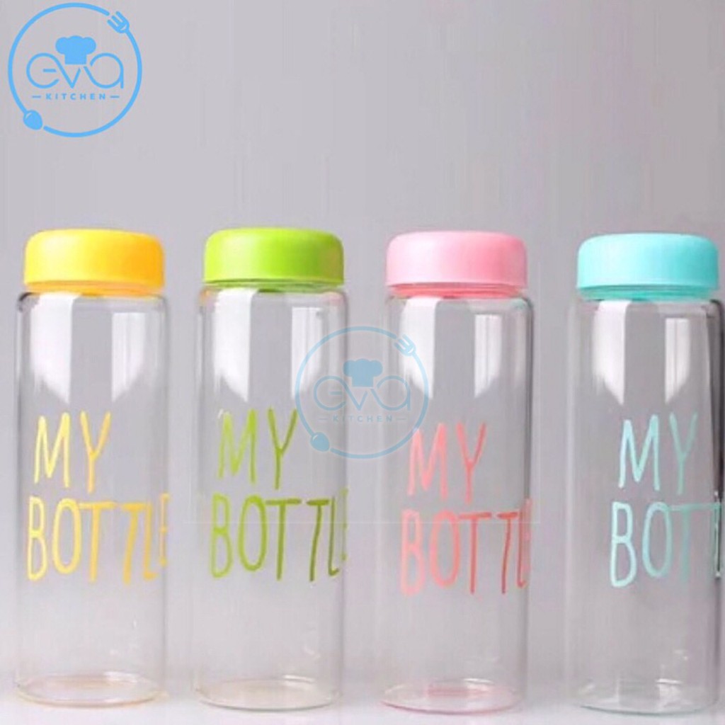 Combo 5 Bình Thủy Tinh Đựng Nước My Bottle 500 Ml