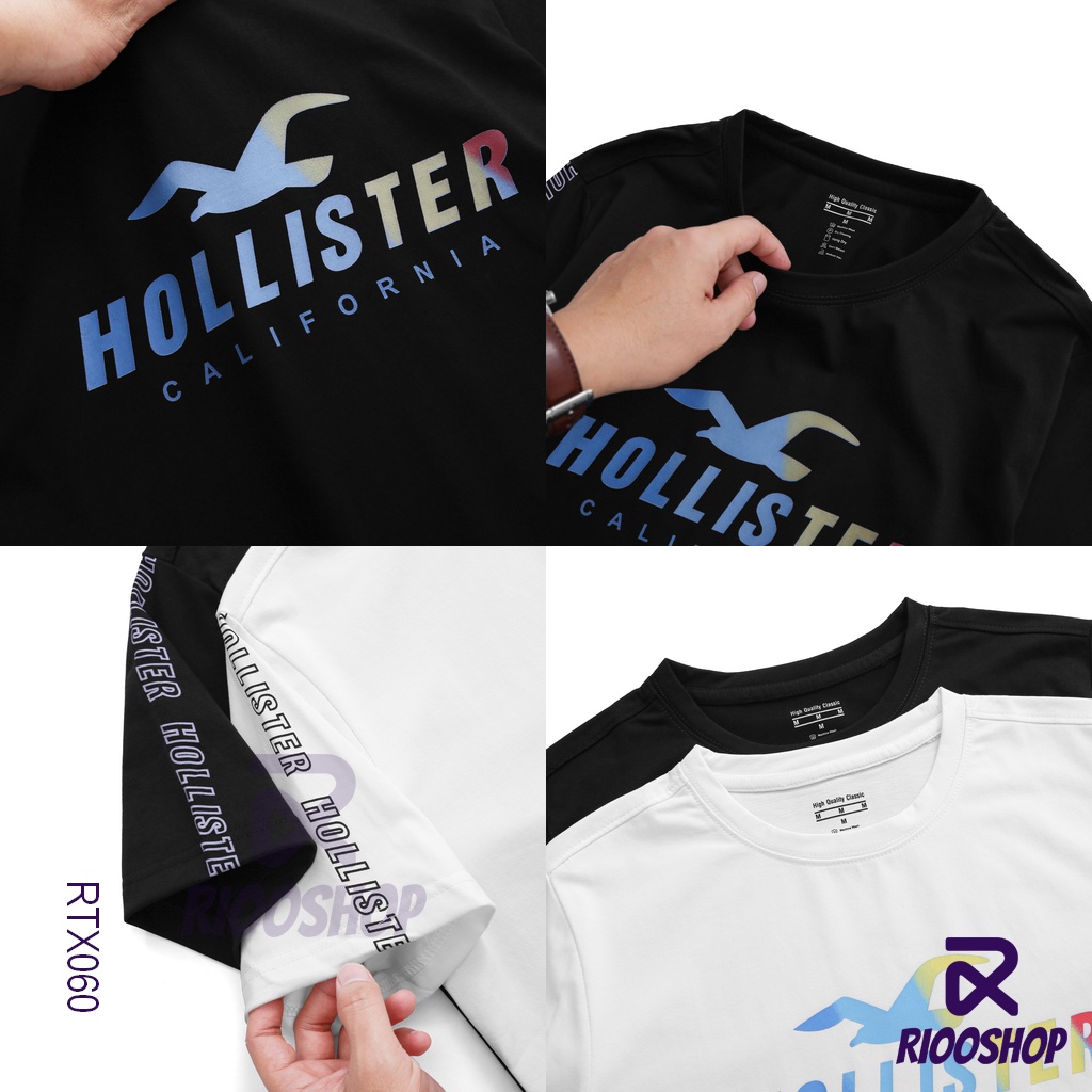 Áo thun nam cổ tròn cotton đắp vai cực chất Holli RTX060 - áo phông nam đẹp