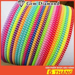  Dây quấn bảo vệ cáp sạc iphone tai nghe 10 màu chống đứt gãy vỏ ốp i12 airpods pro shin case 