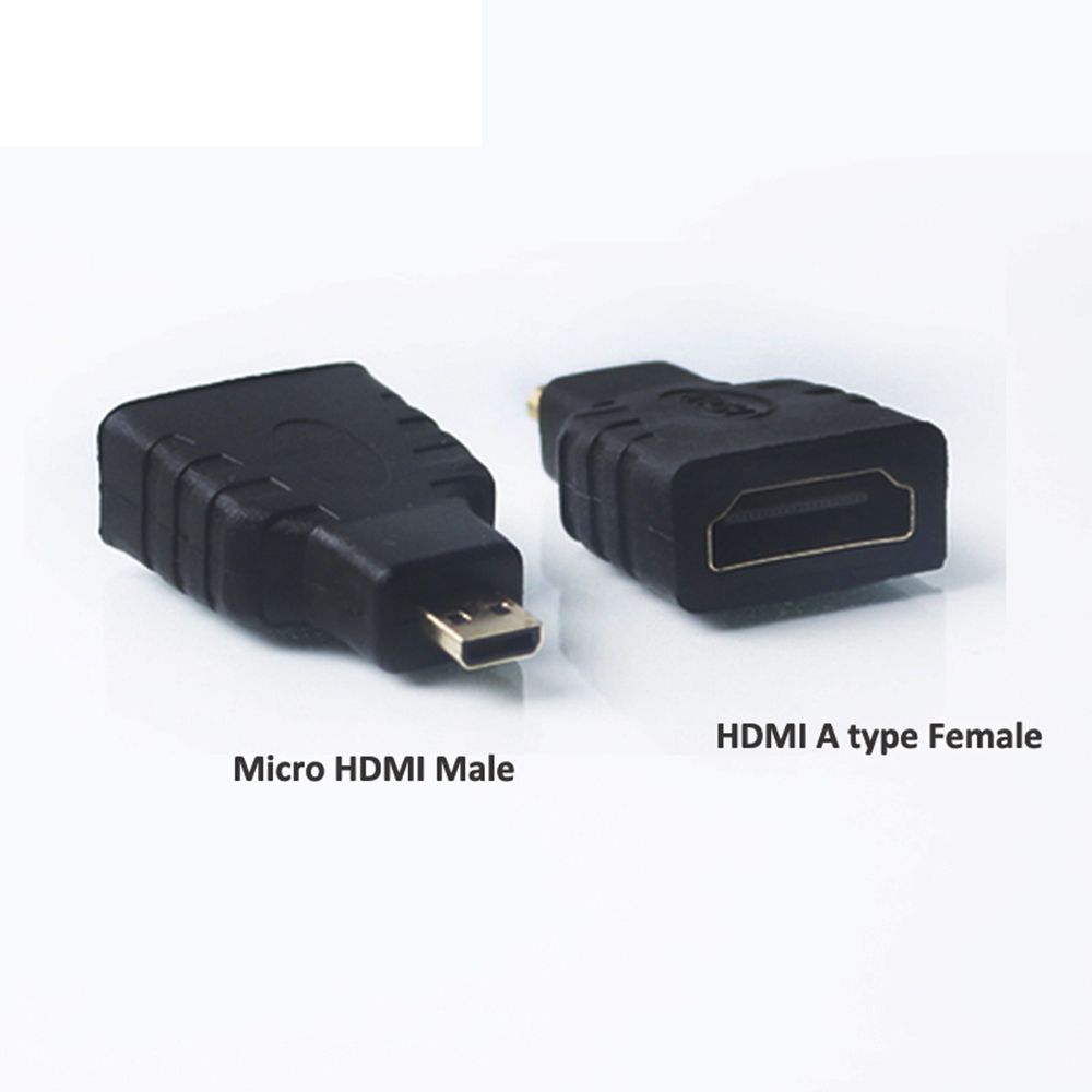 ❤LANSEL❤ HDTV Micro HDMI To HDMI|Plated Converter Male To Female 1080P Connector 1.4V Adapter Type D To Type A