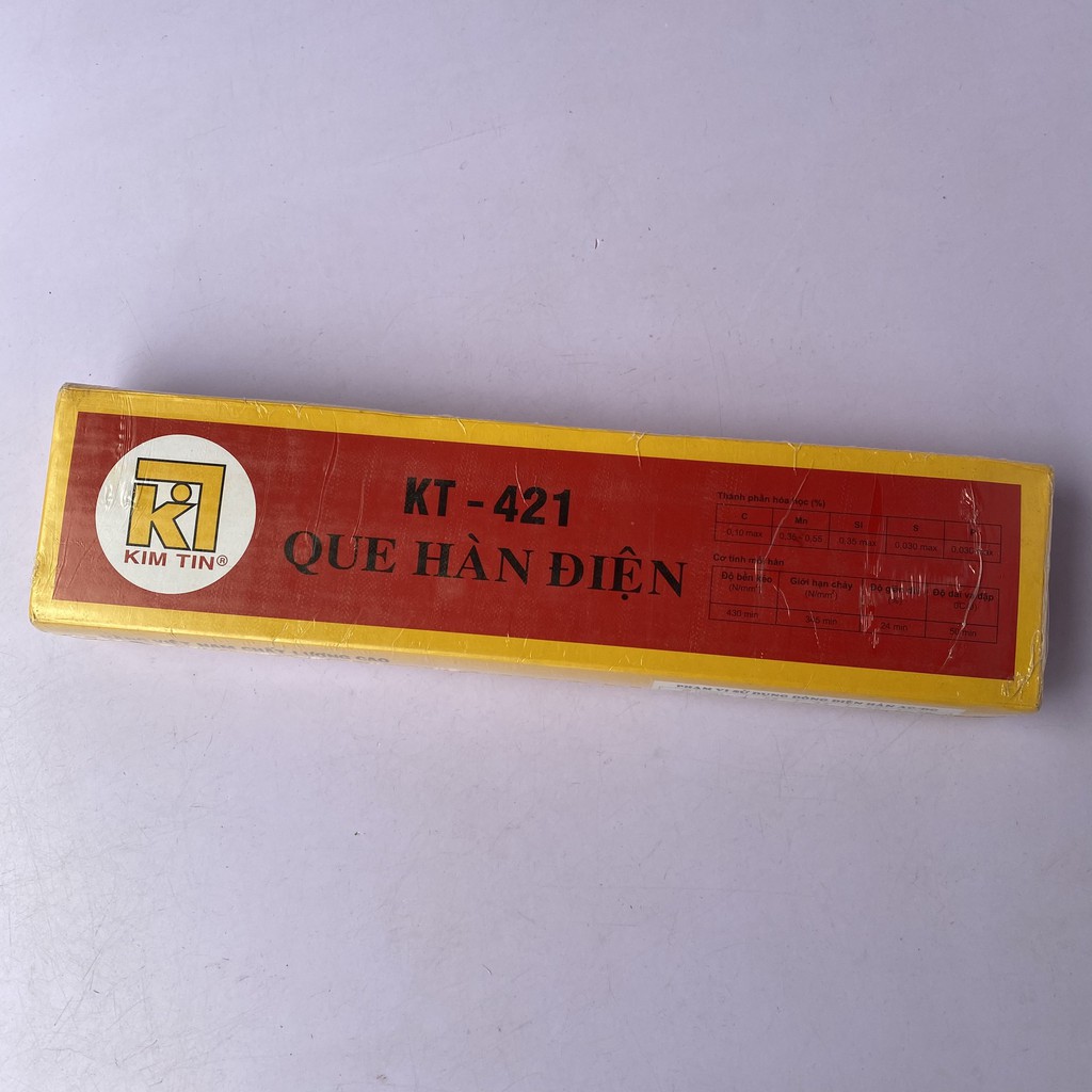Que hàn Kim Khí Dung Anh que hàn kim tín 2.5 - 3.2mm, que hàn sắt