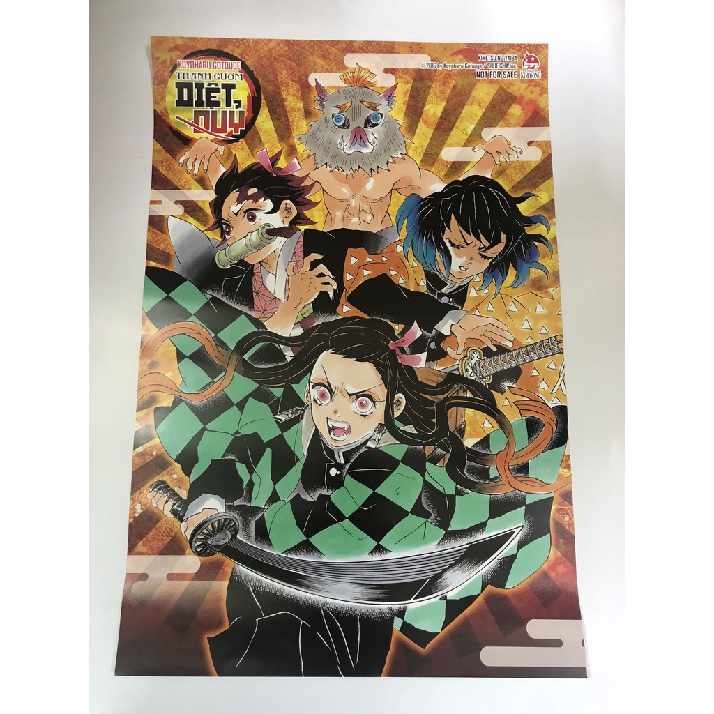 Poster phát hành truyện tranh Ajin, Tsubasa, Spy Family, Blue Period, Fire Force, Son Goal - NXB Kim Đồng