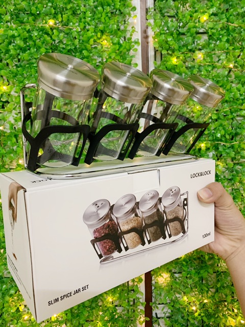 Hũ thuỷ tinh đựng gia vị Lock&Lock