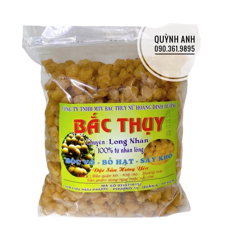 Long nhãn sấy trắng đẹp/ sậm màu gói 1kg