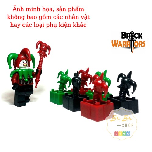 BrickWarriors - Phụ kiện cho nhân vật chú hề