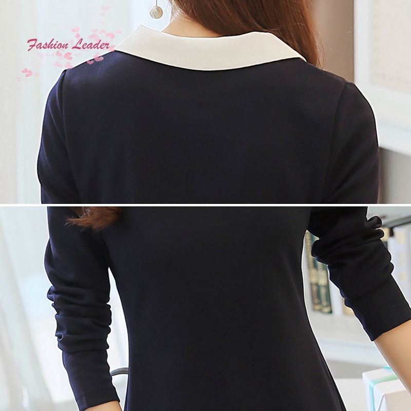 Đầm tay dài cổ lá sen thời trang cho nữ | BigBuy360 - bigbuy360.vn