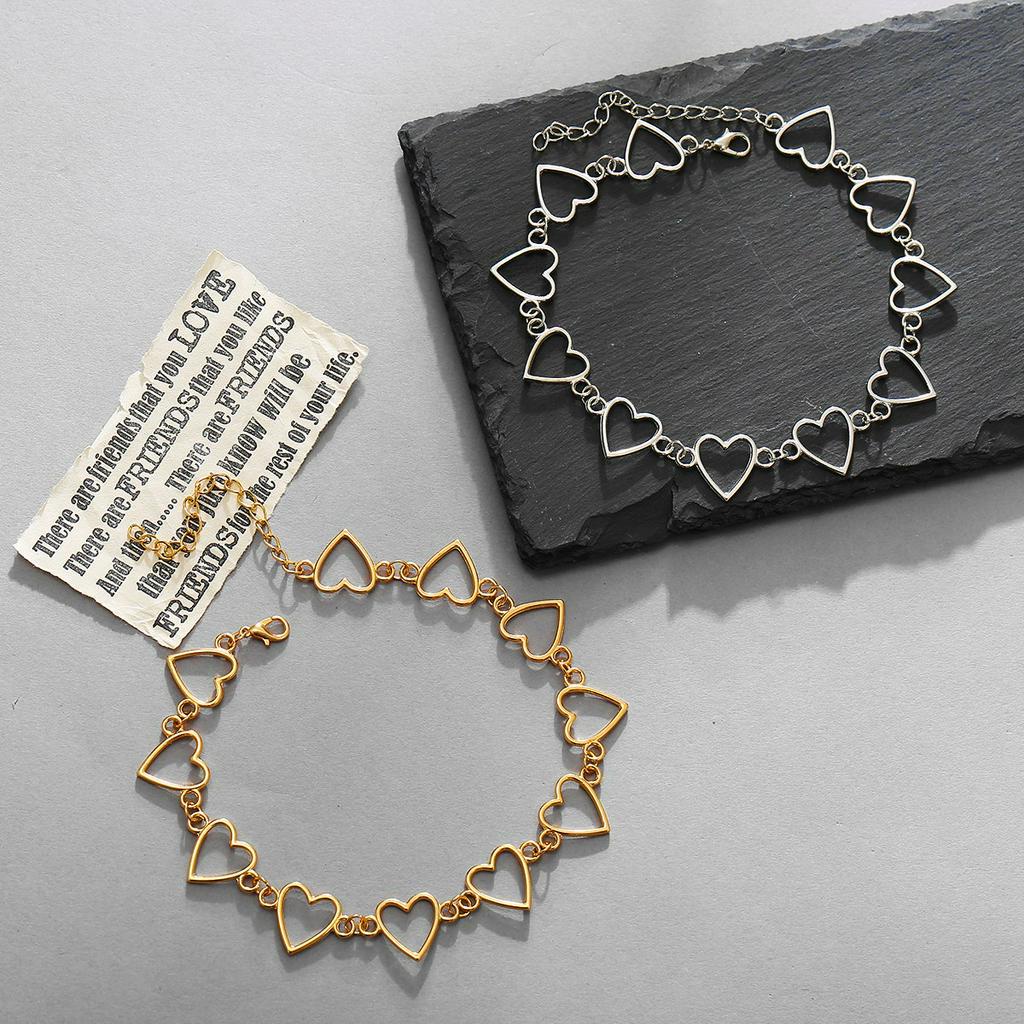 vòng cổ Mặt Hình Trái Tim Thời Trang Cho Nữ