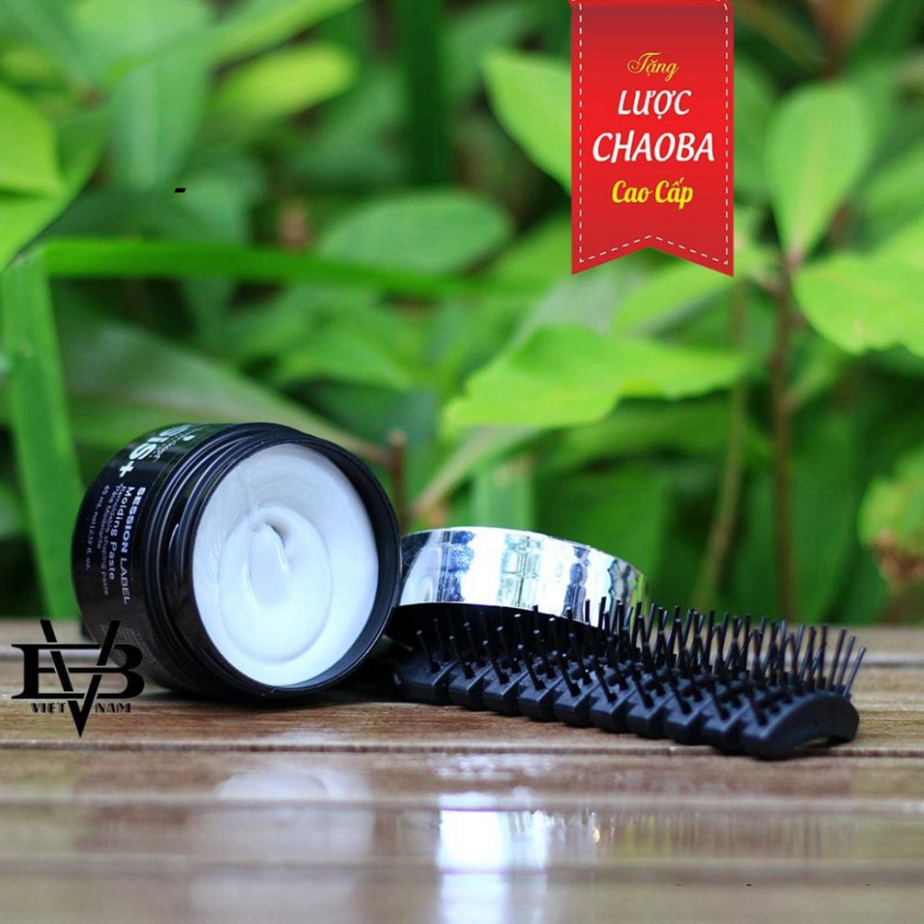 Sáp vuốt tóc Osis+ Black Session Label 65ml Đức + Tặng lược tạo kiểu cao cấp Chaoba