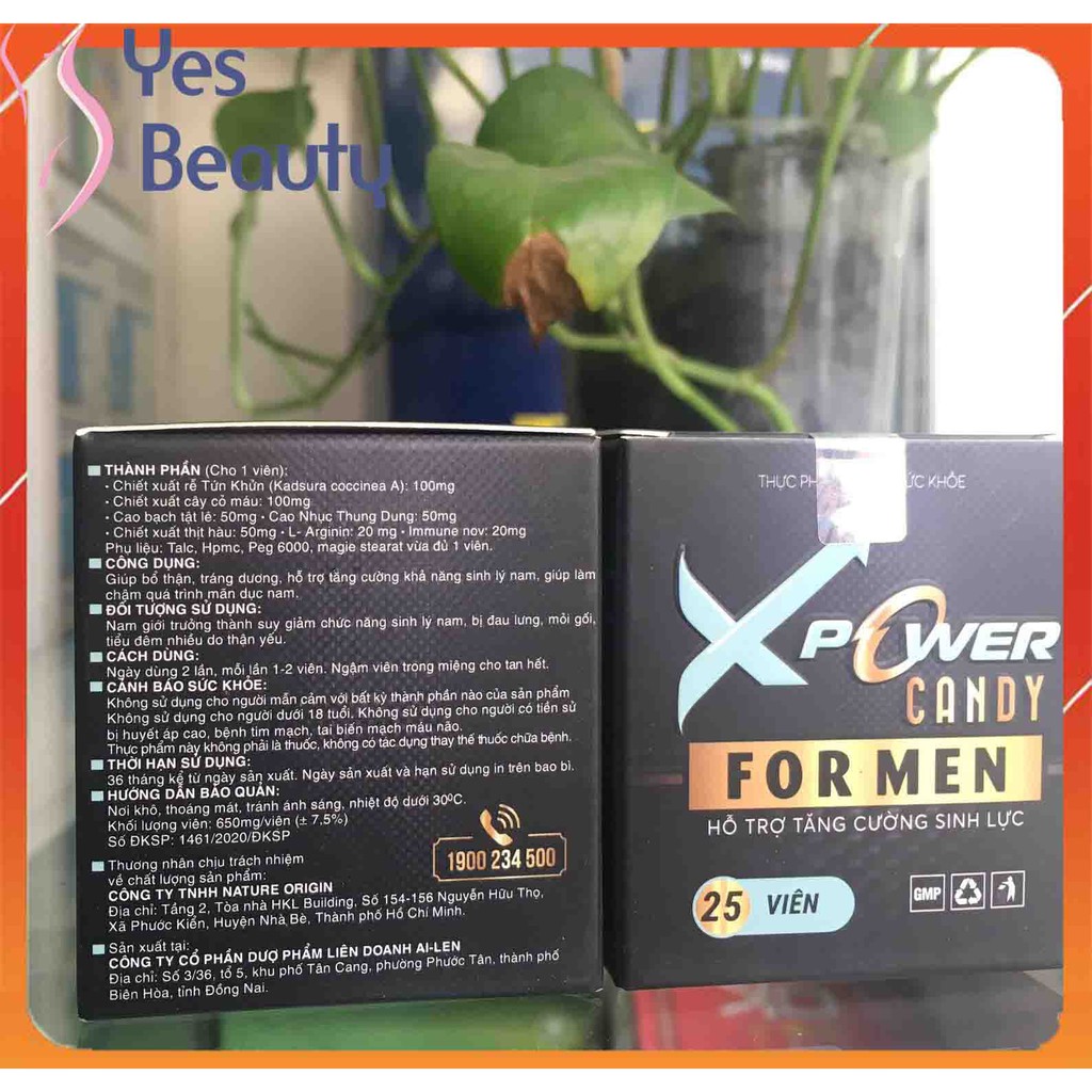 KẸO SINH LÝ X-POWER - Tăng Cường Bản Lĩnh Phái Mạnh Thỏa Mãn Lâm Trận Hừng Hực Lửa Yêu-CHÍNH HÃNG HỘP 24 VIÊN (CHE TÊN)