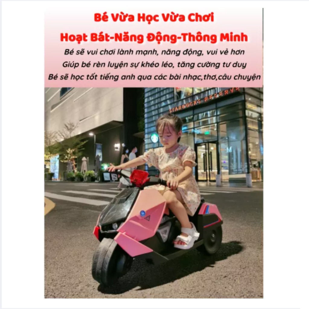 XE ĐIỆN , SIÊU XE MOTO SUPPER POWER CHO BÉ POWER KIDS