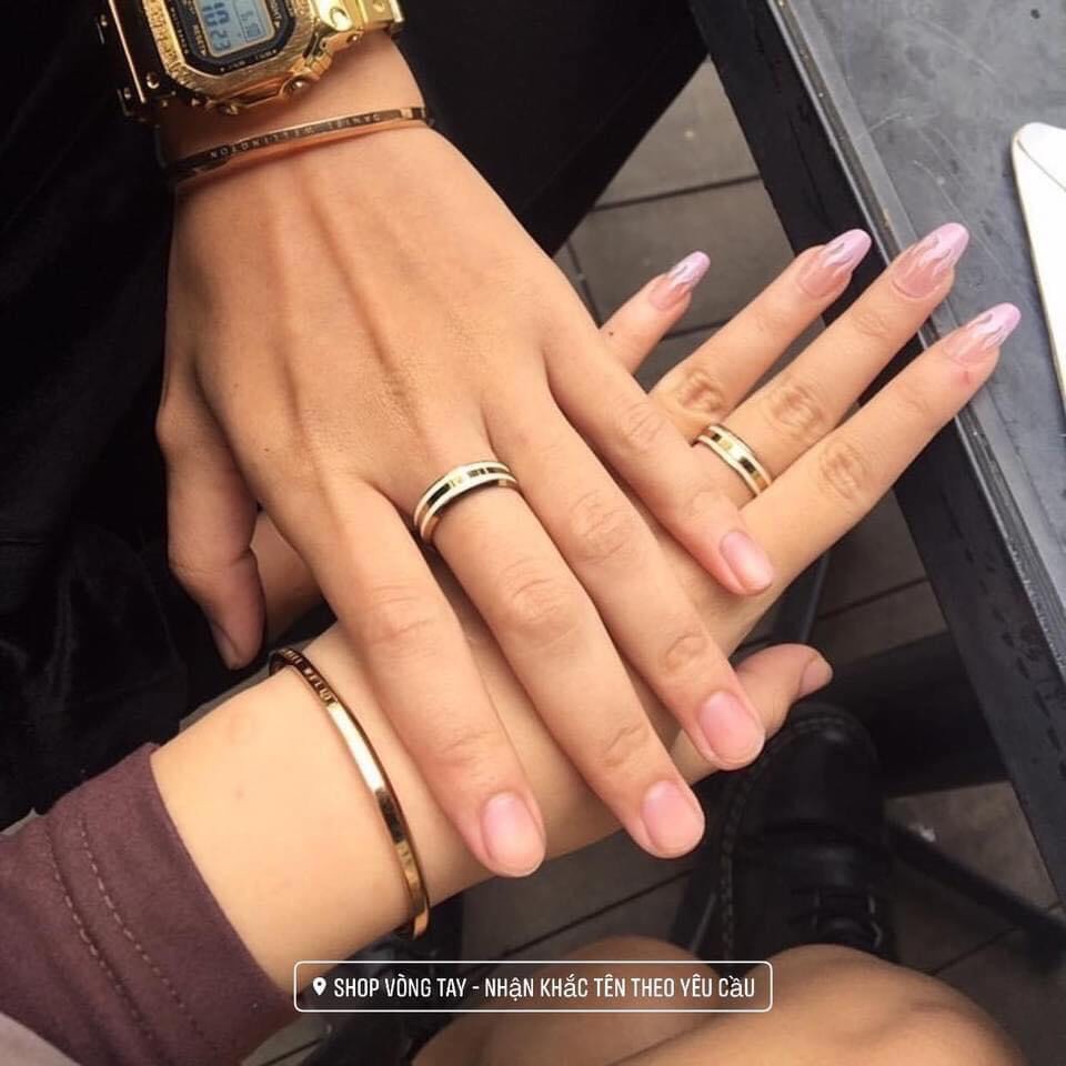 [Mã FAMARAL2 giảm 10K đơn 50K] Vòng Tay Khắc Tên Theo Yêu Cầu Thép Không Rỉ Free size Full Box BH 1 năm KIYOMI STORE