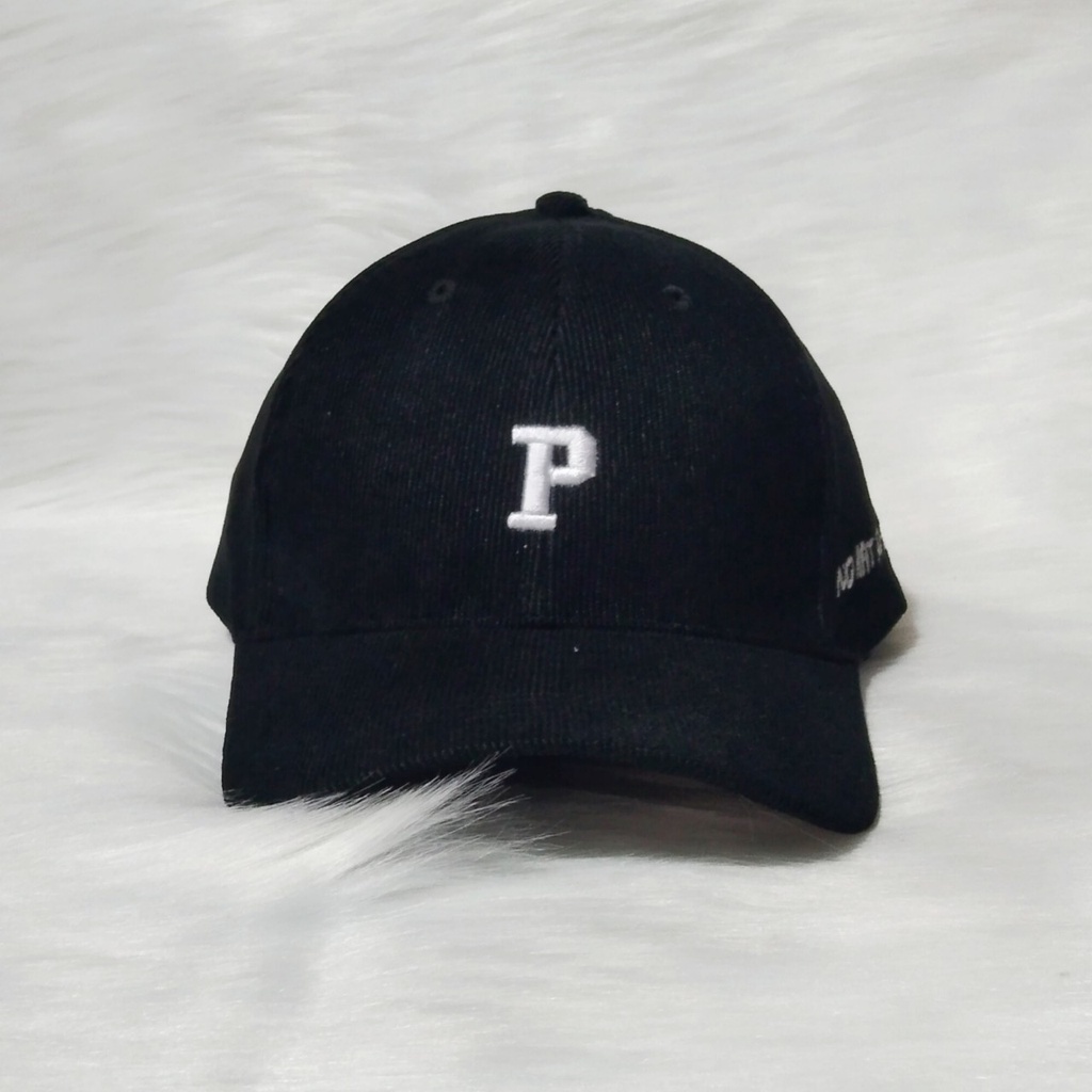 Mũ lưỡi trai, nón kết cao cấp nam nữ đẹp thêu chữ P phong cách Ulzzang unisex mã số K39