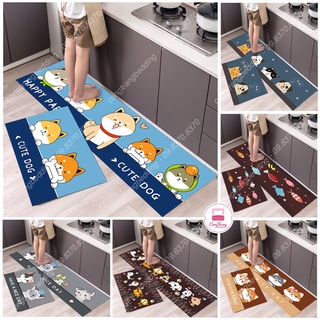 Bộ 2 thảm bếp BALI trang trí nhà bếp, 15 mẫu mới nhất loại đẹp (Mặt sau đế cao su chống trơn trượt )