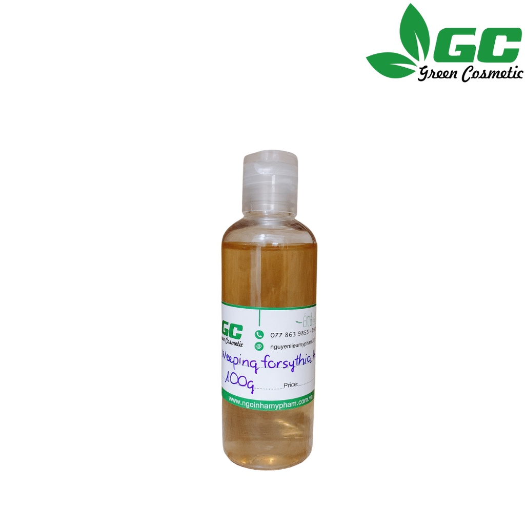 Nước Liên Kiều - Weeping forsythia Hydrosol - nguyên liệu mỹ phấm - 50mL/100mL