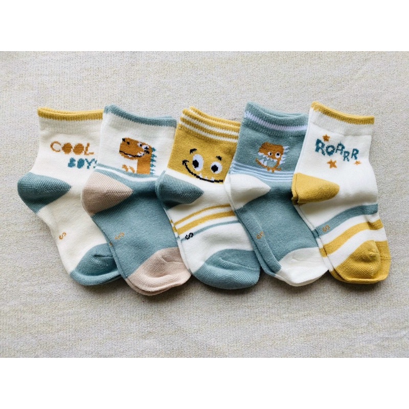 Tất cao cổ cho bé set 5 đôi bé trai bé gái(1-5y)