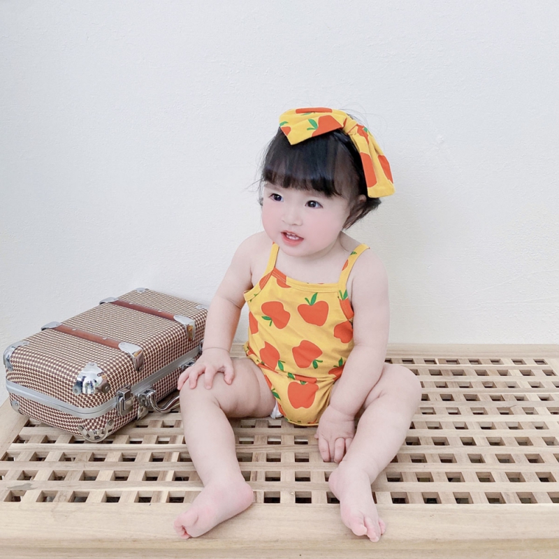 Áo Liền Quần Cho Bé Gái Phong Cách Hàn Quốc