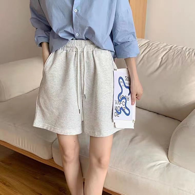 Quần ngắn ống rộng Phong Cách Hàn Quốc Cho Nữ