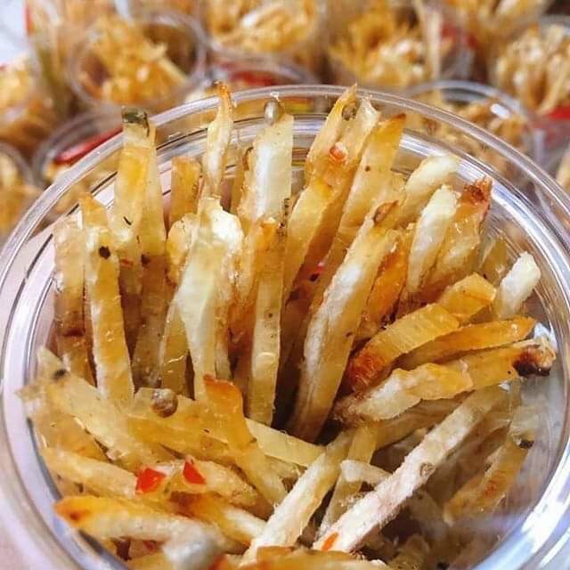 Khô Cá Thiều Que Cắt Sợi/ Khô cá Thiều Miếng Tẩm Gia Vị 200G Ăn Liền - Đồ ăn vặt siêu ngon