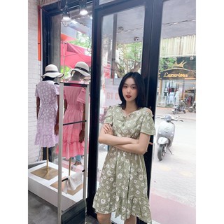 Váy hở vai hoa nhí 💋