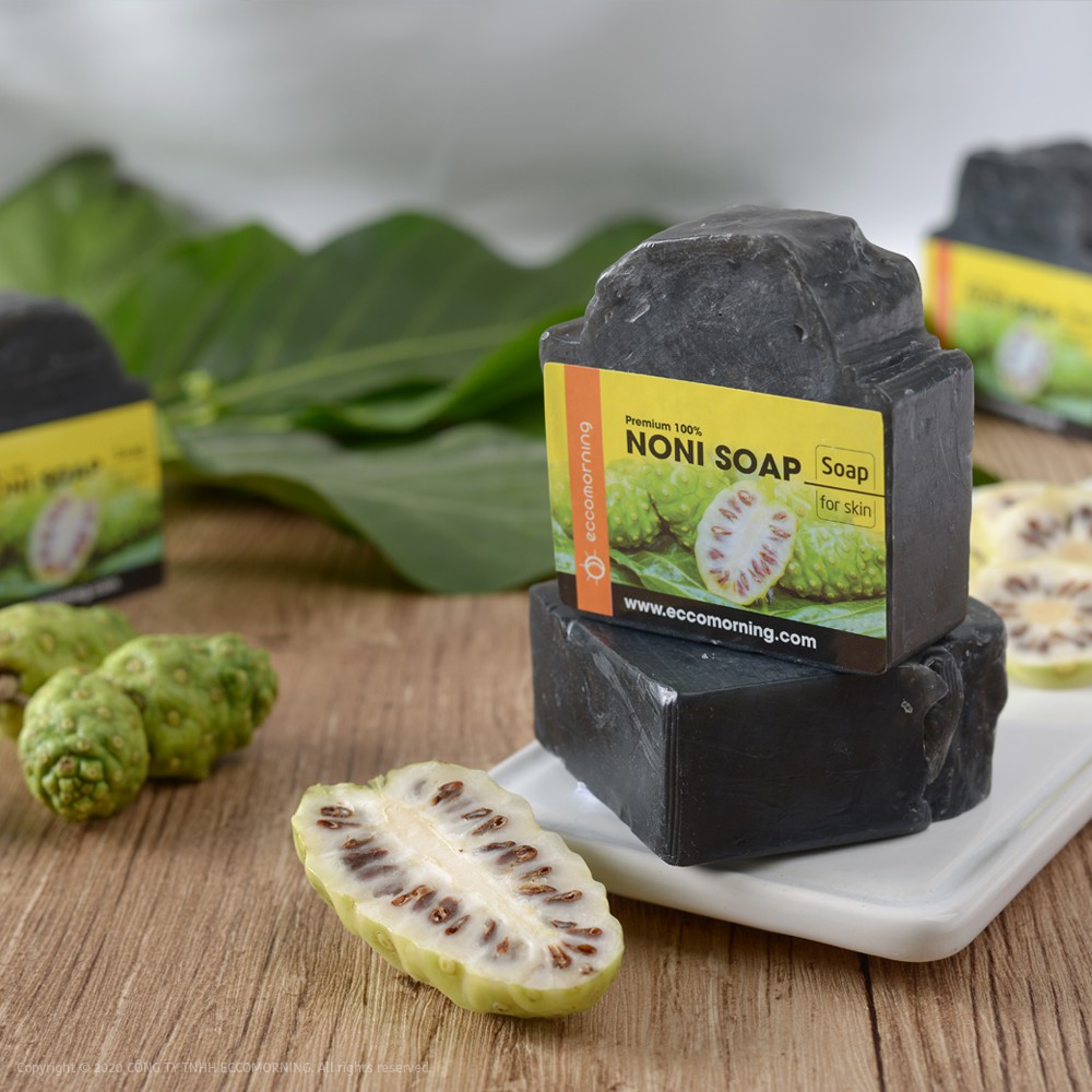 Xà Bông Trái Nhàu Thiên Nhiên Handmade eccomorning - Noni Soap