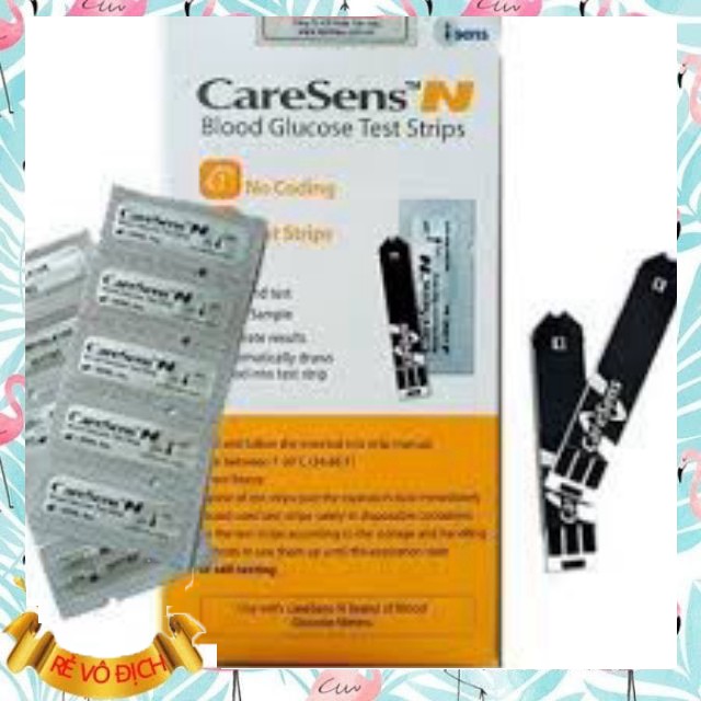 Test thử đường huyết chính hãng Hàn Quốc caresent - chính hãng