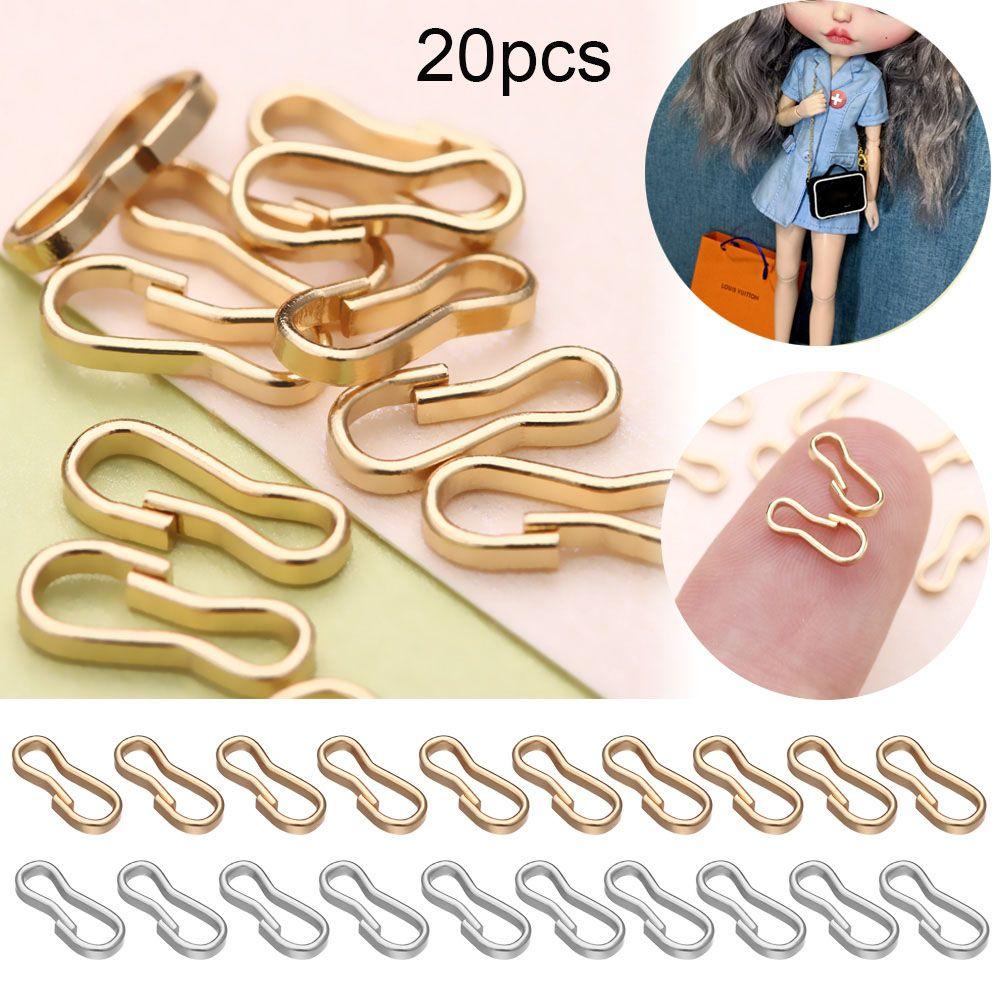 BEBETTERM Kẹp Móc Khóa Mini Bằng Kim Loại DIY