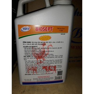 thuốc sát trùng chuồng trại biosept