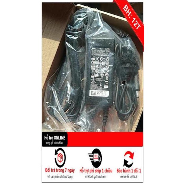 Sạc Adapter Dell 45W VOSTRO 14 3458 3468 5468 15 3558 3559 3568 45W Zin