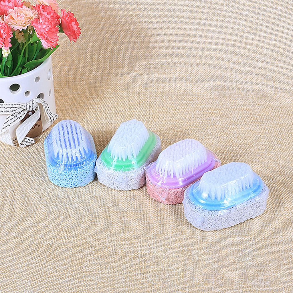 [Hàng mới về] Bàn Chải Chà Chân Hai Mặt Hỗ Trợ Tẩy Tế Bào Chết Chăm Sóc Bàn Chân Hiệu Quả