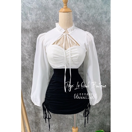 Váy rút dây 2 bên