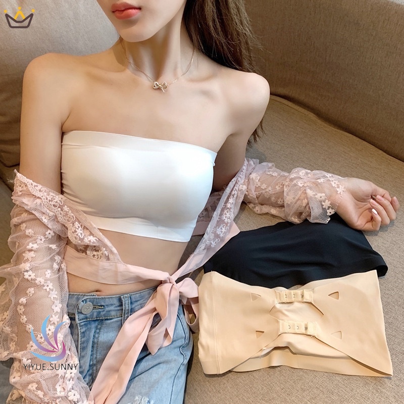 Áo Ngực Siêu Mềm Không Dây Có Dây Lưng MM YUE