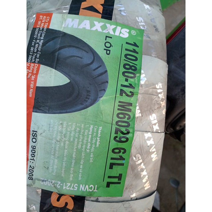 Vỏ xe Excel 110/80-12 – Maxxis