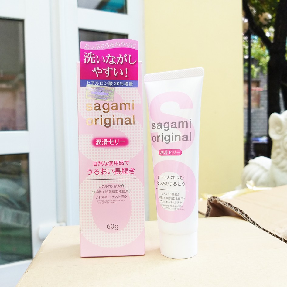 [Hàng Nhật] Gel Bôi Trơn Sagami Original (60g) - Bôi Trơn Âm Đạo Tăng Khoái Cảm, Kéo Dài Thời Gian Quan Hệ Giúp Lên Đỉnh