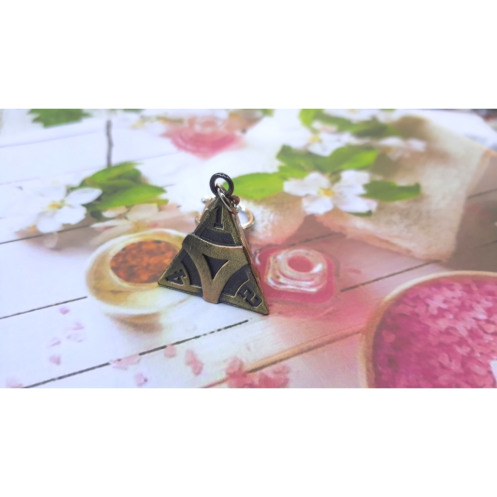 [ 2,5 cm ] Móc khóa hợp kim xúc sắc 4 mặt LOGIC PATCH - Identity V - Baystore