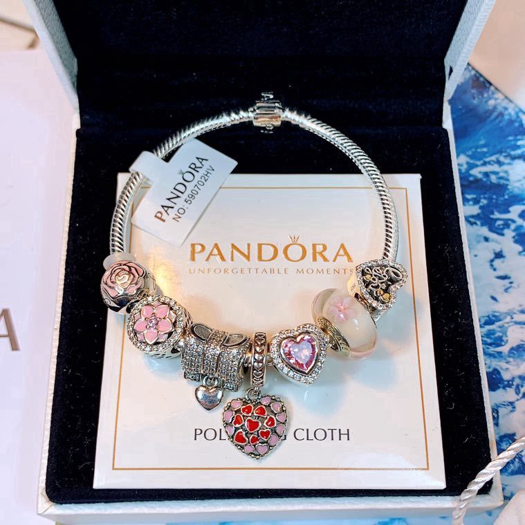 PANDORA Vòng Tay Bạc S925 Hình Xương Rắn Thời Trang Cho Nữ Assa0215631 Aa0356Sfsd As666